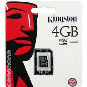 Kingston MICRO SD4GB (SDHC) CLASS 4 CARD+ADAPTER SDC4/4GB