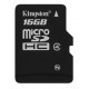 Kingston MICRO SD16GB (SDHC) CLASS 4 CARD+ADAPTER SDC4/16GB