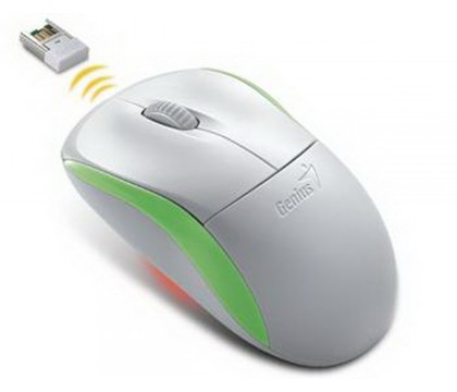 GENIUS MOUSE NS-6000, USB, WHITE GREEN 31030089105