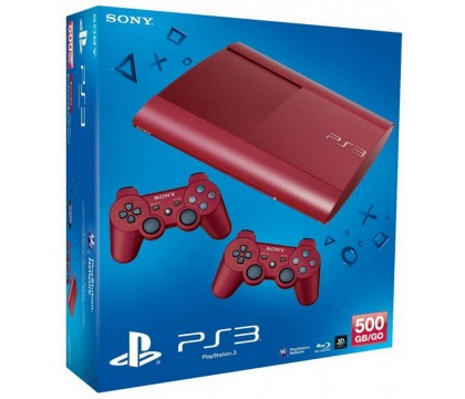  بلاى ستيشن 3  سونى (SONY PS3 500GB RED+DS3)