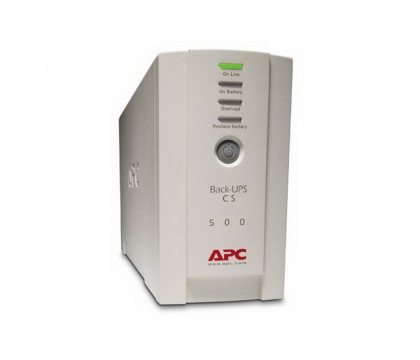 ايه بى سى جهاز حفظ و إحتياطى للطاقة يو بى إس(APC BACK-UPS CS 500VA 230V USB/SERIAL (BK500EI))