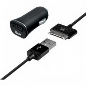 JWIN IAD575BLK USB CAR CHARGER+CHARGE/SYNC CABLE FOR GALAXY TAB