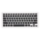 أى لوف (ICC1213BLK) غطاء سيلكون لوحة المفاتيح لجهاز ماك بوك
