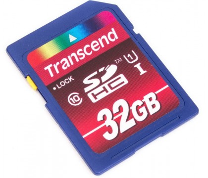  كارت ميمورى  ترانسيند (TRANSCEND TS32GSDHC10U1 32GB SDHC CLASS10 UHS-I CARD)