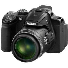نيكون (NIKON P520 18MP 42X 3.2'LCD LI-ON +4GB SILVER+CASE) كاميرا رقمية