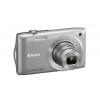 نيكون (COOLPIX S3200 SILVER 16MP 6X LI KIT+4GB) كاميرا رقمية 