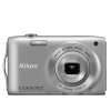 نيكون (COOLPIX S3200 SILVER 16MP 6X LI KIT+4GB) كاميرا رقمية 