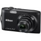 نيكون (COOLPIX S3200  BLK 16MP 6X LI KIT+4GB) كاميرا رقمية 