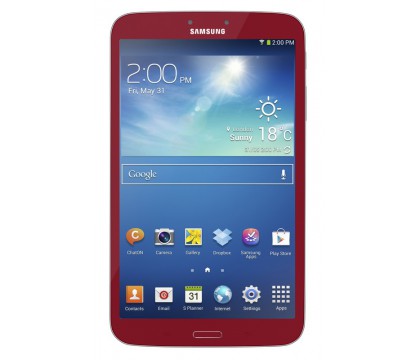 SAMSUNG TAB3 T210  7 Inch Dual Core.8G. WIFI RED