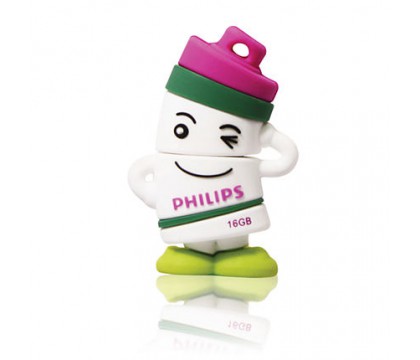 PHILIPS FM16FD55B/97 FLASH DRIVE MR. STRONG EDITION 2.0 16GB WP