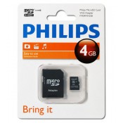PHILIPS FM04MA35B/97 MICRO SD WITH ADAPTER 4GB