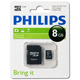 PHILIPS FM08MA35B/97 MICRO SD WITH ADAPTER 8GB