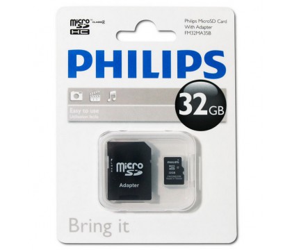 PHILIPS FM32MA35B/97 MICRO SD WITH ADAPTER 32GB