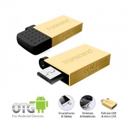 TRANSCEND TS16GJF380G 16GB JETFLASH 380, GOLD PLATING, OTG