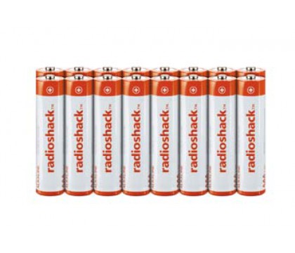RadioShack AAA Alkaline Batteries (16-Pack)