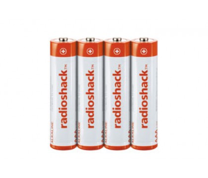 RadioShack AAA Alkaline Batteries (4-Pack)