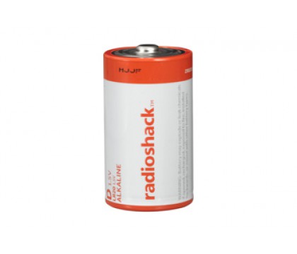 RadioShack Alkaline D Batteries (2-Pack)