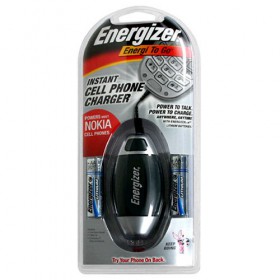 Energizer CEL2NOK NOKIA CHARGER + AA PACK OF 2 LITHIUM