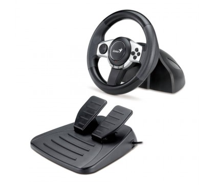 Genius Trio Racer F1 Racing Wheel for PC, PS3, Wii and GameCube systems 31620030100