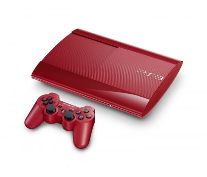 SONY PS3 500GB RED + DS3 + THE LAST OF US