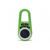 ION ISP29G Clipster Portable Bluetooth Speaker with Built-in Clip Green