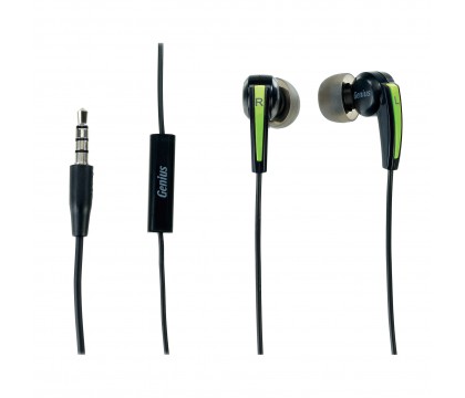 Genius HS-M220 Ergo In-Ear Headset for Mobile Phone With Microphone & call button 31710175101