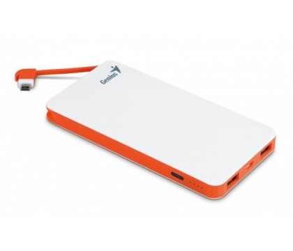 Genius ECO-u821 8000mAh Power Bank with Safety Protection White 39800002100