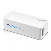 Genius ECO-u521 Economical Sleek Universal Power Bank with Safety Protection White 39800009101