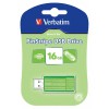 VERBATIM 49070 USB 2.0,16GB PINSTRIPE EUCALYPTUS GREEN STORE (N) GO