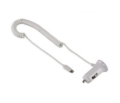 HAMA CAR CHARGING CABLE APPLE IPHONE5/5S/5C WHITE