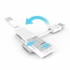iLuv iCB12WHT CuteSync® Keychain charge/sync cable for iPhone, iPod, iPad, smartphones