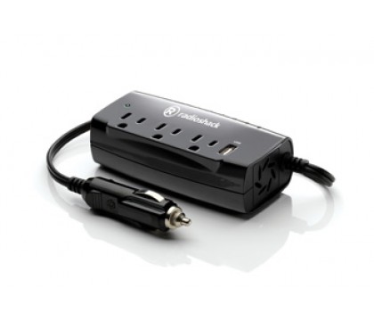 RadioShack 150W 3-Outlet Power Inverter with USB
