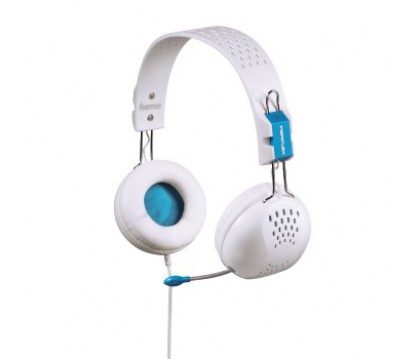 Hama Perplex-PC Headset With Mic & Volume control white