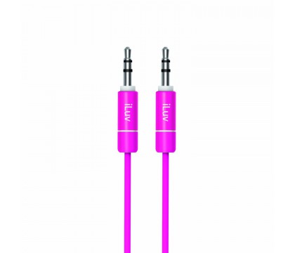 iLuv ICB110PNK Premium Auxiliary-in Audio Cable, 3-Ft.