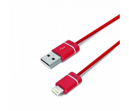 iLuv ICB262RED Premium Charge/Sync Cable For Apple Lightning devices