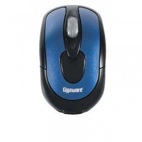 Gigaware Wireless Optical Notebook Mouse - Blue