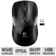 Logitech® M325 for-Web Scrolling Black/Grey Wireless Mouse