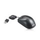 Gigaware® Optical Travel Mouse with Retractable Cable