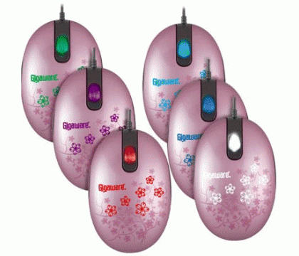 GIGAWARE LIGHTING PINK MOUSE