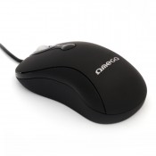 OMEGA OM0215B MOUSE BLACK OPTICAL 800DPI USB/PS2