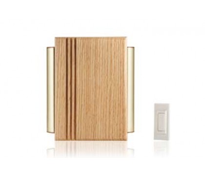 Zenith SL-6182 Door Chime Kit (Oak w/ Brass)