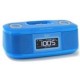 iLuv Vibro I Desktop Alarm Clock with Bed Shaker for your iPod (Blue)