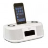 iLuv Vibro I Desktop Alarm Clock with Bed Shaker for your iPod (White)