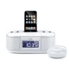 iLuv Vibro I Desktop Alarm Clock with Bed Shaker for your iPod (White)