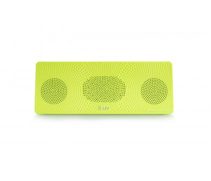 ILUV ISP202GRNN PORTABLE BLUETOOTH STEREO GREEN SPEAKER