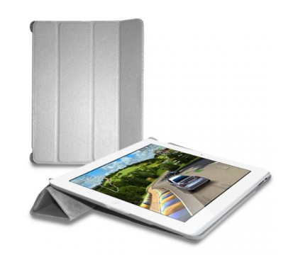 Puro IPAD2S3BOOKCMSIL NEW IPAD MAGNET STAND SIL COVER