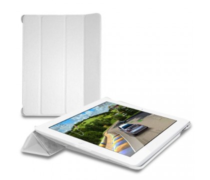 Puro IPAD2S3BOOKCMWHI NEW IPAD MAGNET STAND WHT COVER