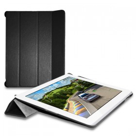 Puro IPAD2S3ZETABLK IPAD2/NEW IPAD CASE + COVER MAGNET STAND UP BLK