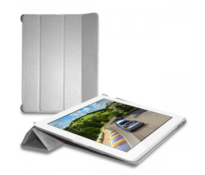 Puro IPAD2ZETAGREY IPAD2/NEW IPAD CASE + COVER MAGNET STAND UP GREY