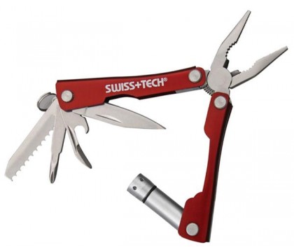 SWISS+TECH 8-in-1 Key Ring Multi-Function Tool